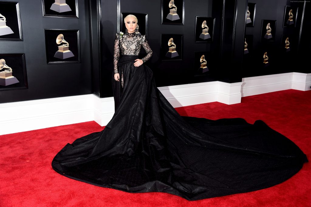 Lady Gaga Dress Grammy 2018 4k Wallpaper