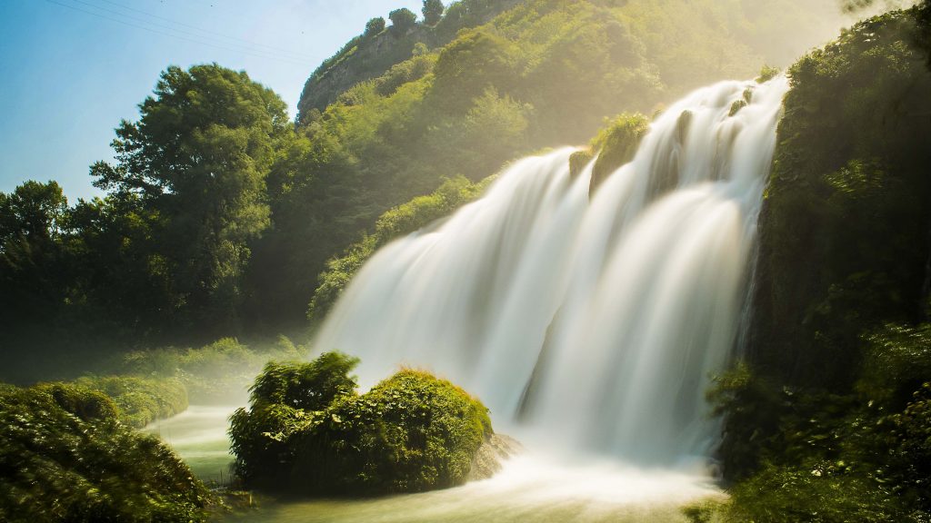 Waterfall Summer Wallpaper